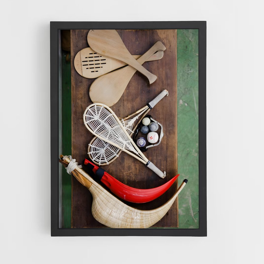 Poster Banane et Pelote – affiche Pelote basque (vue 2)